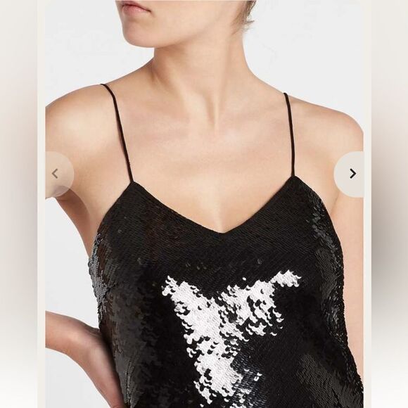 NWT IRO ERNA Black Sequins Top Small - Picture 3 of 15
